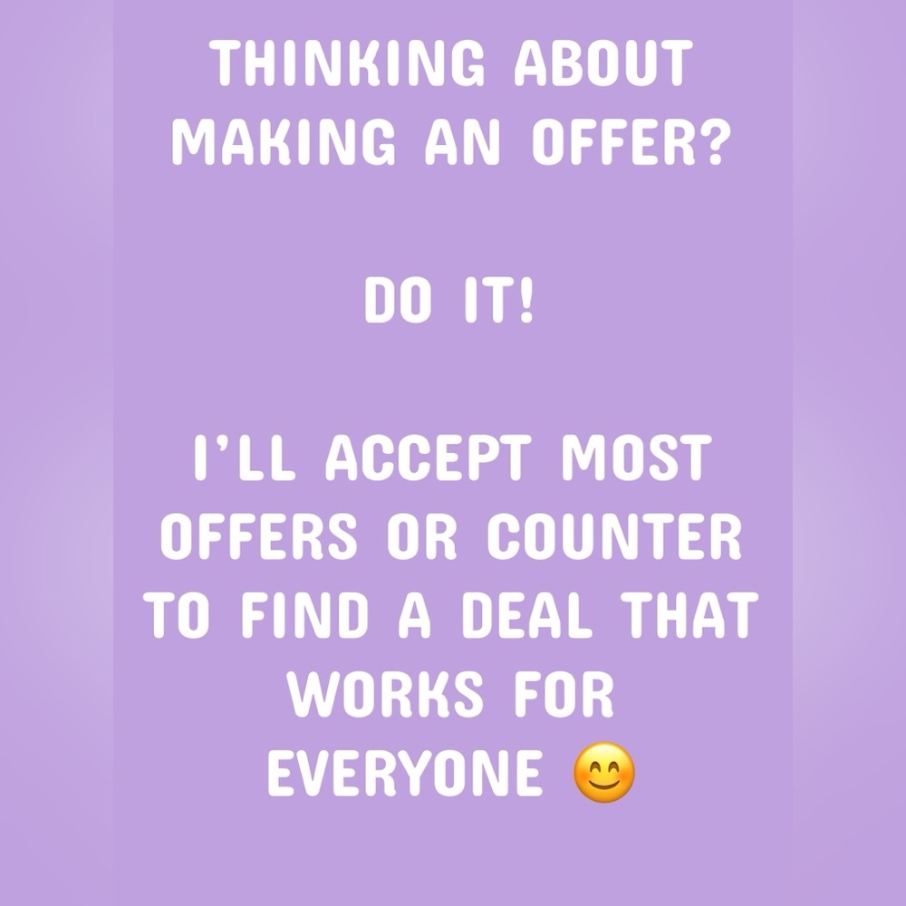 Make an Offer Sign